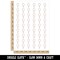 Rosary Catholic Symbol Temporary Tattoo Water Resistant Fake Body Art Set Collection (1 Sheet)